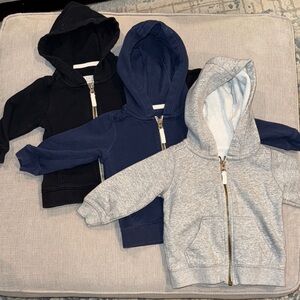 Carter’s 3-pack zipup hoodies